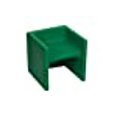 thumbnail image 3 of Children's Factory Indoor Outdoor Kids Cube Chair For Classroom, Green, 3 of 4