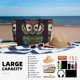 thumbnail image 5 of Easygdp Boho Owl Bolsa de Viaje de Playa de Gran Capacidad, Bolsa Tote Perfecta para la Playa, Escapadas de Fin de Semana y Viajes, 5 of 7