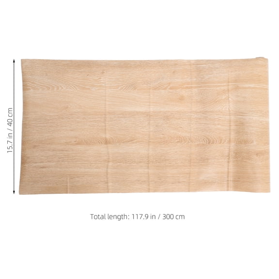 LOLIPPYY 1 Roll Removable Wood Grain PVC Decal Sticker for Dresser Drawers and Door Frames Self-Adhesive Decorative Film