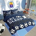 thumbnail image 2 of Erosebridal Football Soccer Bedding Sets Twin Size, Sport Themed Bed Set, Reversible 7pcs, 2 of 5