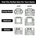 thumbnail image 6 of Artnice 8x10 Rugs for Living Room, Modern Abstract Area Rugs, Non Slip Washable Rugs Indoor Distressed Carpet Mats for Home Decor, Gray, 6 of 7