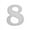 8, variant on Homeford Craft EPS Foam Symbol Cut Out "E", 4-3/4-Inch, 12-Count