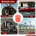 thumbnail image 6 of Uxcell Tire Valve Stem Caps, Car Wheel Valve Cap Universal Air Valve Cover Vehicle Exterior Accessories Red, 6 of 6