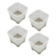 thumbnail image 1 of Macetas cuadradas de Silicona para Vivero, Macetas Transparentes Reutilizables para Plánntulas, Fondo Estable, Adecuadas para El Hogar, Jardín y Granja, 1 of 7
