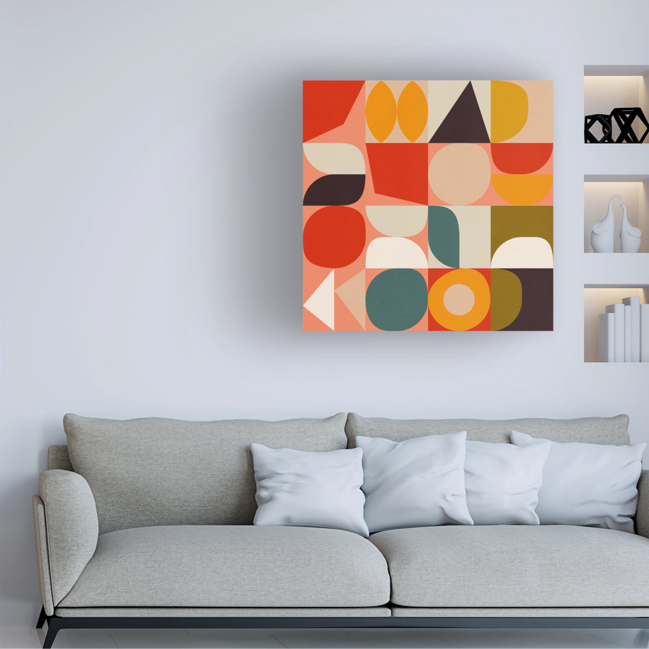 Trademark Fine Art Ana Rut Bre Bauhaus New 4 Canvas Wall Art