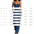 thumbnail image 4 of NMMUED Long Rompers for Women Casual Dressy Spaghetti Strap Wide Leg Jumpsuit Summer Sleeveless High Waist Pants Outfit Pockets Black XXL, 4 of 6