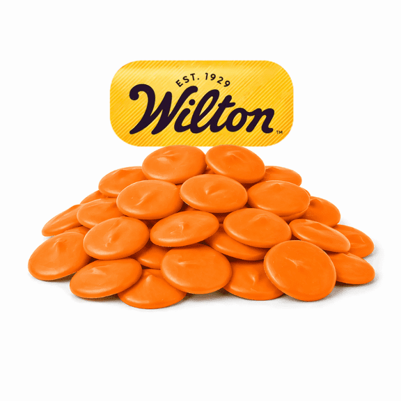 Wilton Orange Confectionery Melting Wafers 1 lb