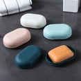 thumbnail image 4 of Soap Box Moisture Resistant Leak-proof Plastic Lid Design Soap Holder for Bathroom, 4 of 7