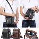 thumbnail image 1 of Bolsa cruzada para hombre - Bolsa de pecho resistente al agua con múltiples compartimentos, 20x6x24 pulgadas, material de poliéster para deportes y viajes, 1 of 3