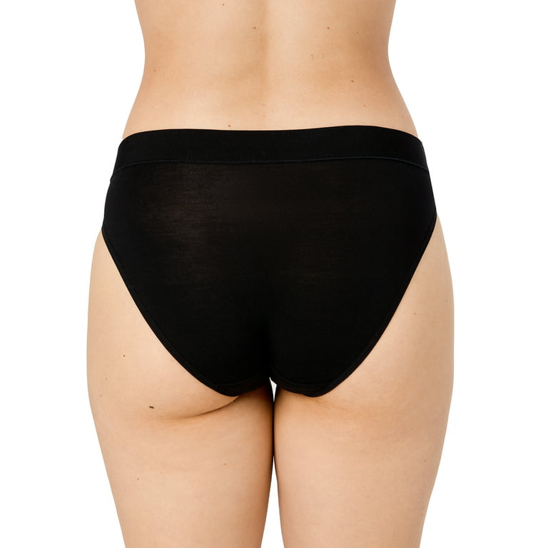 Kindly Yours Women's Comfort Modal Bikini Underwear, 2-Pack, Sizes