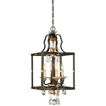 Metropolitan Chateau Nobles 4-LT Pendant - Raven Bronze - N6463-652