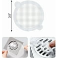 thumbnail image 2 of 12Pcs Disposable Shower Drain Hair Catcher Mesh Stickers 3.5Inch Drain Cover Pro, 2 of 6