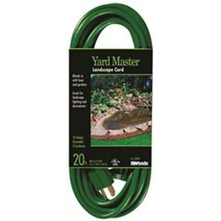 Coleman Cable Woods Outdoor 20 ft. L Green Extension Cord 16/3 SJTW