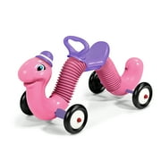 Radio Flyer Inchworm - Classic Bounce and Go Toddler Ride-On Toy, Pink Inchworm Character with Maximum Load Capacity of 50lbs, Quantity 1