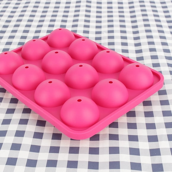 Molde redondo para hacer hielo BuyWeek Rosa