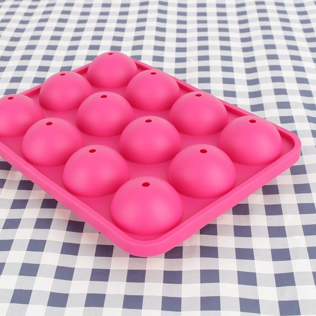 Molde redondo para hacer hielo BuyWeek Rosa