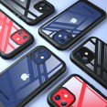 thumbnail image 4 of Compatible with iPhone 12/12 Pro Case, Full Body Ultra Protective Case with Built-in Clear Anti-Scratch Screen Protector Transparent Full Cover Designed for iPhone 12/12 Pro - Navy Blue, 4 of 8