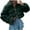 Army Green, variant on Women's Faux Fur Cropped Jacket 2023 Clearance,Long Sleeve Zip Up Fluffy Fleece Outerwear Coats Plus Size Winter Warm Thick Hooded Jacket Trendy Short Tops S - 8XL