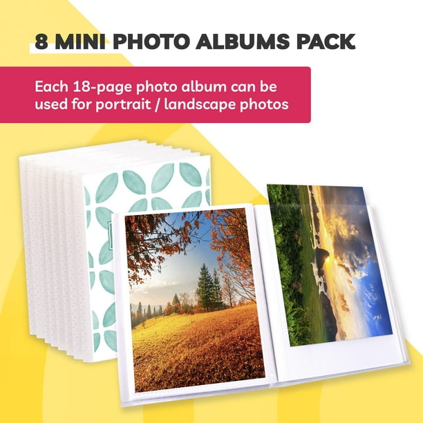 Set Of 8) 4x6 Photo Albums - Small Photo Album 4x6 - Mini Photo Album -  Picture Book for Photos - 4 x 6 Photo Album Book - for Travel - 4 by 6 -  Photo Album Cheap // Paper Plan 
