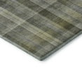 thumbnail image 4 of Addison Rugs Mayfield Washable Transitional Plaid Gray Rectangle Rug, 10' x 14', 4 of 6