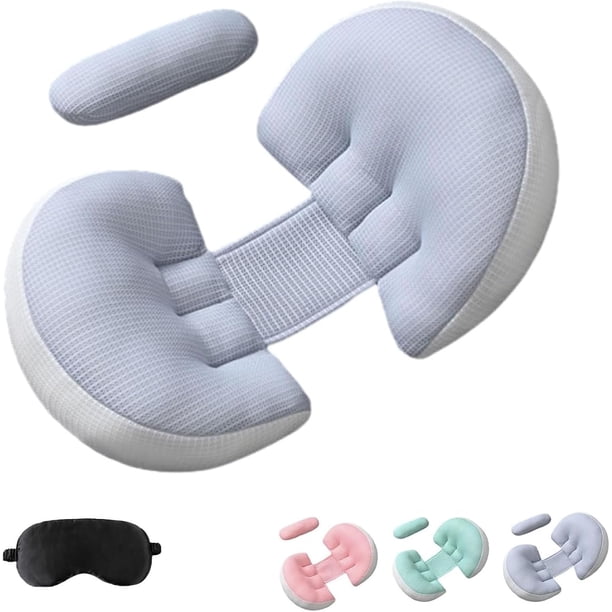 2026 Pregnancy Pillow for Pregnant Women, Soft Body Pillow Support for Back, Belly, Hips & Legs, Travel Friendly & Machine Washable, for Custom Comfort