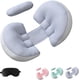 thumbnail image 1 of 2026 Pregnancy Pillow for Pregnant Women, Soft Body Pillow Support for Back, Belly, Hips & Legs, Travel Friendly & Machine Washable, for Custom Comfort, 1 of 7
