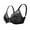 Black, variant on Lace Bra, Woman's Flower Embroidery C Cup Thin Style Ventilate Bra Steel Rim, Beige