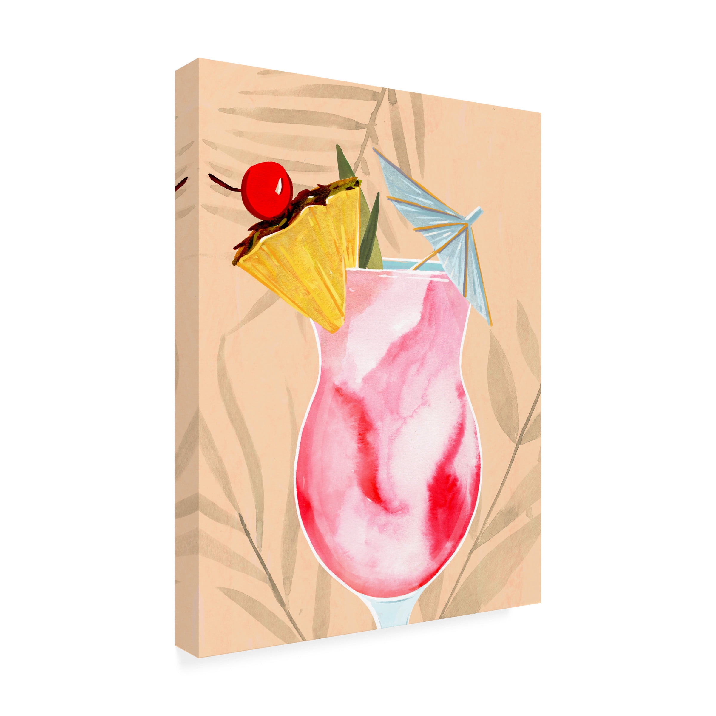 Annie Warren 'Tropical Cocktail II' Canvas Art