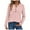Pink, variant on yueewhu Long Sleeve Shirts for Women 2026 Fall Outfits V Neck Dressy Casual Tops Trendy Blouses Cute T-Shirts Fashion Clothes (Yellow, XXL)