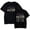 Black, variant on Lucki Gemini Tour 2024 Merch Short Sleeve T-shirt Unisex Fashion Crew Neck Top