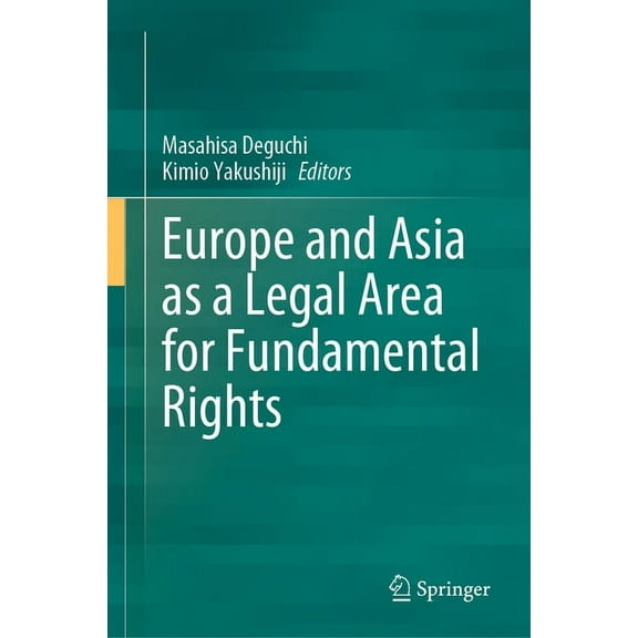 Europe and Asia as a Legal Area for Fundamental Rights, (Hardcover)