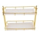 thumbnail image 2 of 2 Tier Makeup Shelf Organizer Bathroom Countertop Organizer Vanity Tray Dresser Counter Cosmetics Skincare Perfume Storage M, 2 of 5