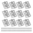 thumbnail image 1 of Bisagras Pequeñas Uxcell de 0.7 pulgadas para Cajas de Joyería con Tornillo para Cajas de Madera de Joyería Plata 12 Paquete, 1 of 6