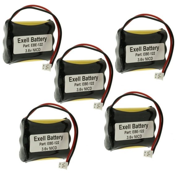 5pc ATM Compatible with Battery Fits Resistacap Inc. N250AAAF3WL