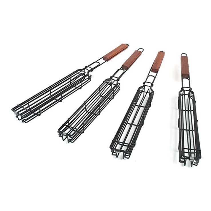 Barbecue Baskets BBQ Grill Mesh Sausage Grill Basket Grill Baskets