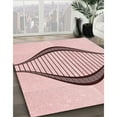 thumbnail image 2 of Ahgly Company Indoor Rectangle Patterned Pink Bubble Gum Pink Area Rugs, 8' x 12', 2 of 6