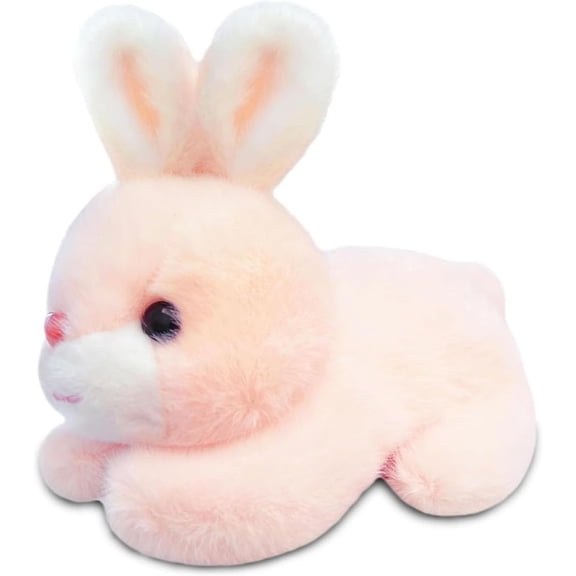 Easter Bunny Plush, Bunny Teddy, Soft Pink Bunny Plushie, Cuddly Stuffed Animal for Girls and Boys, Ideal for Birthday Gifts, Easter Gifts and Room Decorations