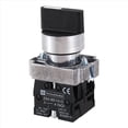 thumbnail image 2 of 8piezas 22 mm de Enclavamiento 2 NO 3-Posicion del Selector Selector Giratorio ZB2-BE101C Negro, 2 of 5