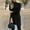 Black, variant on MRULIC winter coats for women Suit Solid Long Coat Hairy Long Cardigan Short Front Sleeve Open Women Jacket Women's Coat Black L