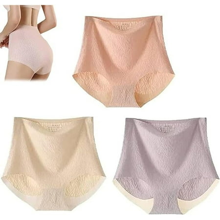 Alitao Underwear Women Pack Seamless Underwear Plus Size Underwear Definiteg Fresh Seamless High Waist Hip Lifting Panties Women s Shapewear Control Panties Cotton Underwear Womens Underwear Pink L