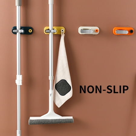 

MEIDELI Wall-Mounted Mop Organizer Holder Broom Hanger Bathroom Shovel Storage Rack