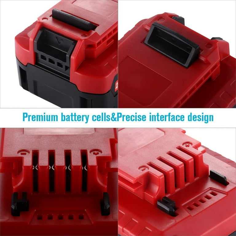 DASNITE 2 Pack for 7.0Ah Max 20V Porter Cable PCC685L Replacement Lithium Battery for PCC680L PCC681