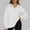 White, variant on jjayotai Womens 2024 Fall Fashion Quarter Zip Sweatshirts, Half Zip Casual Long Sleeve Solid Color V Neck Pullover Tops