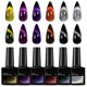 thumbnail image 1 of Esmalte de uñas de gel magnético que cambia de color de 7,5 ml - Esmalte de uñas profesional sin níquel de larga duración - Fórmula fácil de aplicar sin daños con bolígrafo magnético de doble, 1 of 3