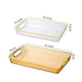 thumbnail image 6 of Sunjoy Tech Tray Serving Tray with Handles Tea Tray Diner Party Home Food Serving Tray Transparent Thickened Snack Fruit Coffee Tray, 6 of 8