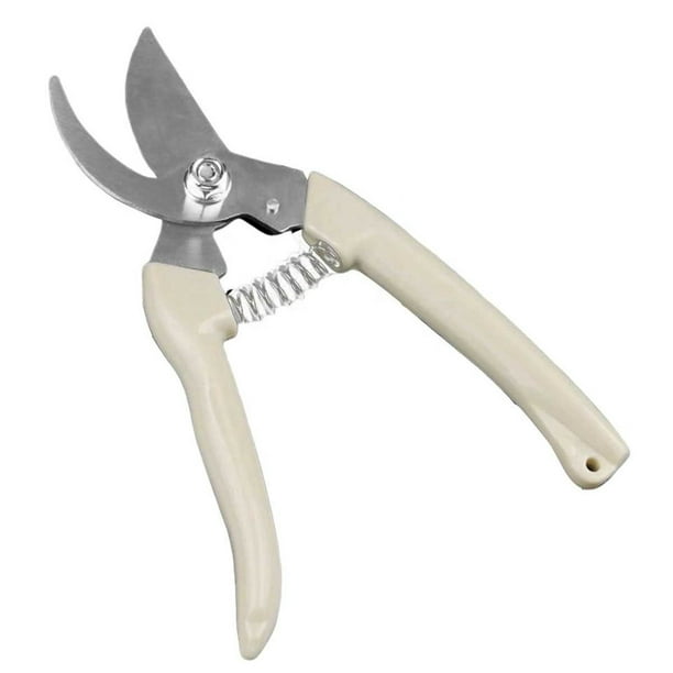 VIVOSUN 6.5 Inch Gardening Scissors Hand Pruner Pruning Shear with Straight  Stainless Steel Blades Orange 2-Pack