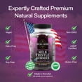 thumbnail image 3 of Sugar-Free Milk Thistle Gummies 1,000mg - Silybum Marianum Help Support Healthy Liver Detox. Natural Blueberry Flavor, Vegan Friendly, Non-GMO, Gluten-Free, 60 Gummies, 3 of 8
