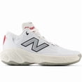 thumbnail image 1 of New Balance Fresh BB V2 White Silver BBFRSHO2 Mens NB Basketball Shoes Sneakers, 1 of 5