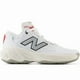 thumbnail image 1 of New Balance Fresh BB V2 White Silver BBFRSHO2 Mens NB Basketball Shoes Sneakers, 1 of 5