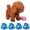 Dark Brown With., variant on Fun Companion Electric Plush Toy Dog for Kids That Walks Barks and Talks Ideal for Imaginative Play Activities
